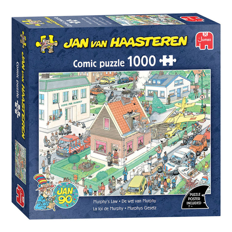 Jan van haasteren legpuzzel - de wet van murphy - 1000st.