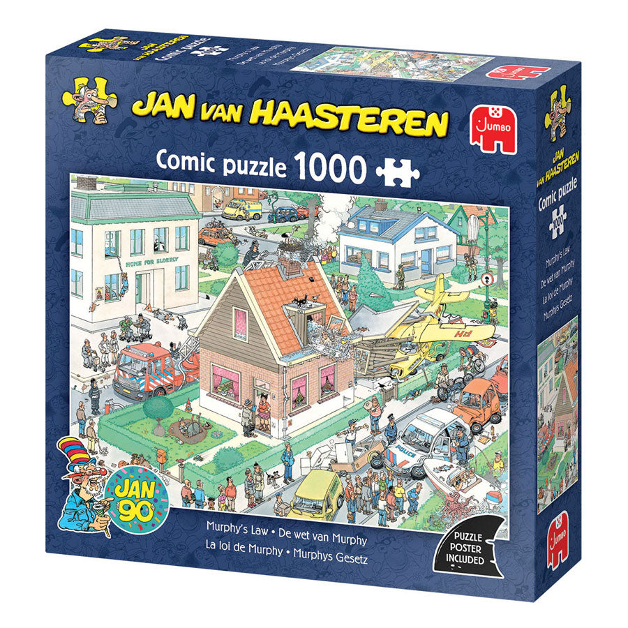 Jan van haasteren legpuzzel - de wet van murphy - 1000st.