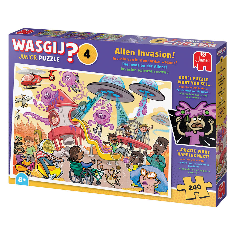 Jumbo wasgij junior 4 invasie 240 stukjes
