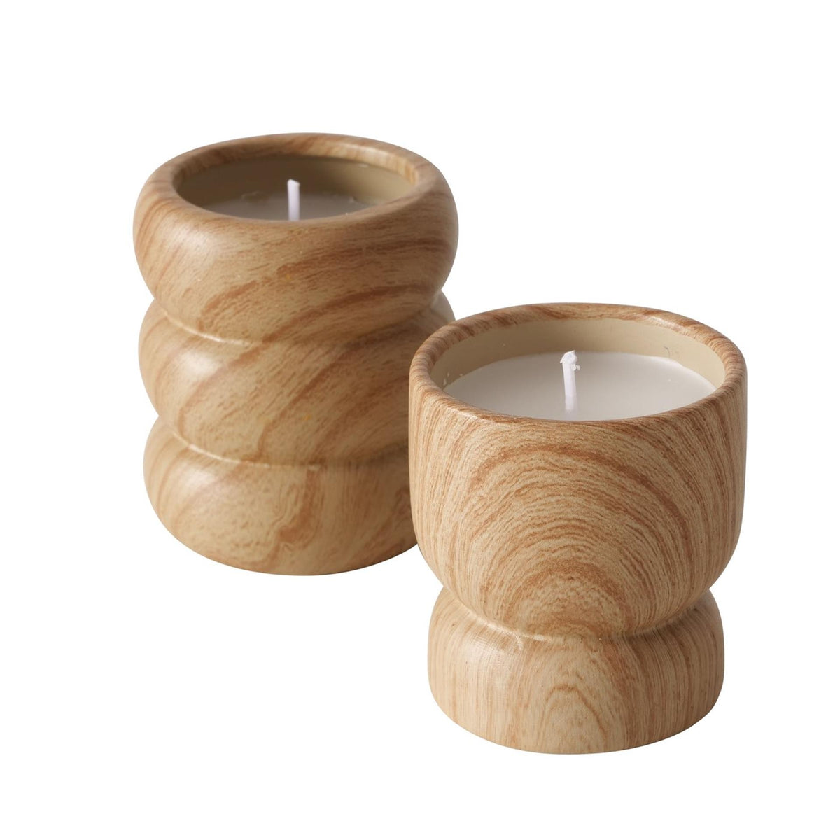 Boltze home kaars in pot leano dolomiet h7,5xø6,5cm