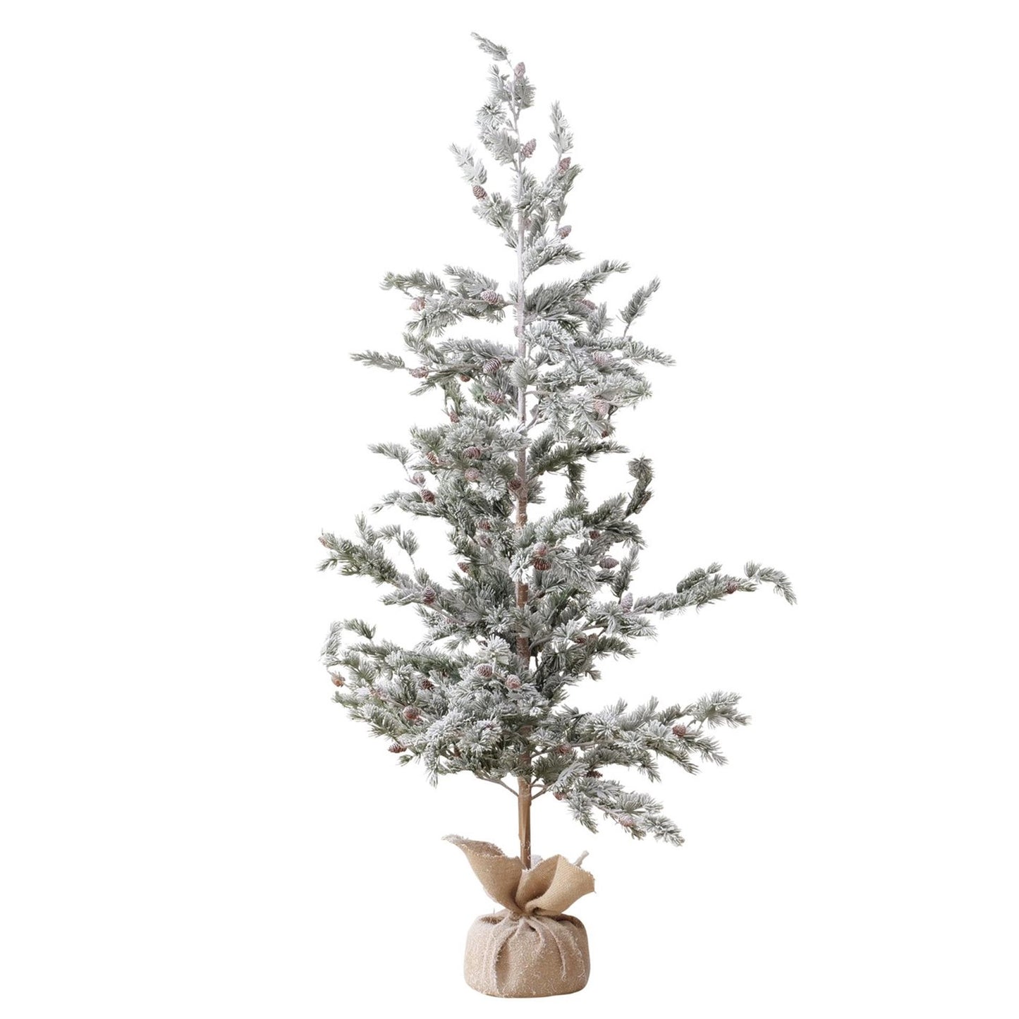 Boltze home kerstboom kiefer h180cm, ijzer, polyethyleen, jute