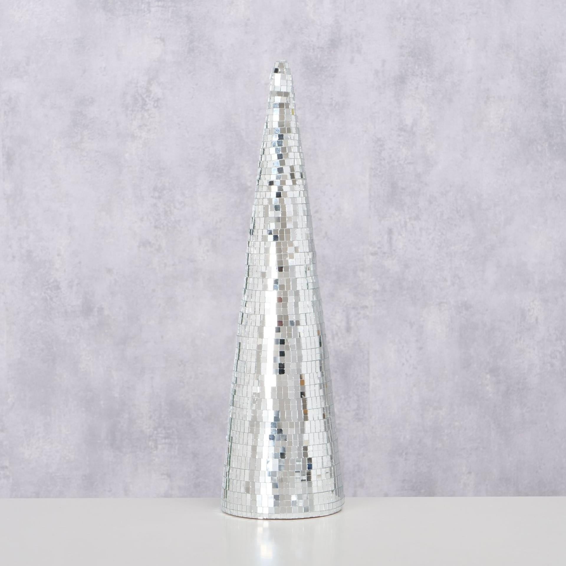 Boltze home kerstboom disco spiegelglas h39cm