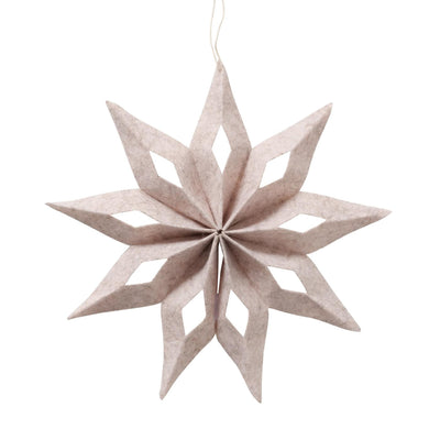 Boltze home ster van vilt d30cm