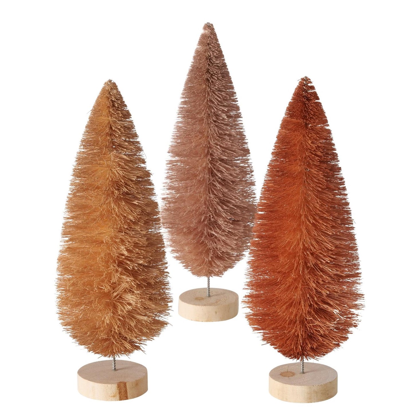 Boltze home decoratief boom bosco sisal dia.9x23cm geel rood bruin roze