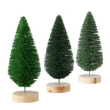 Boltze home decoratief boom bosco sisal dia6x16cm licht groen donker groen grijs groen - afbeelding 1