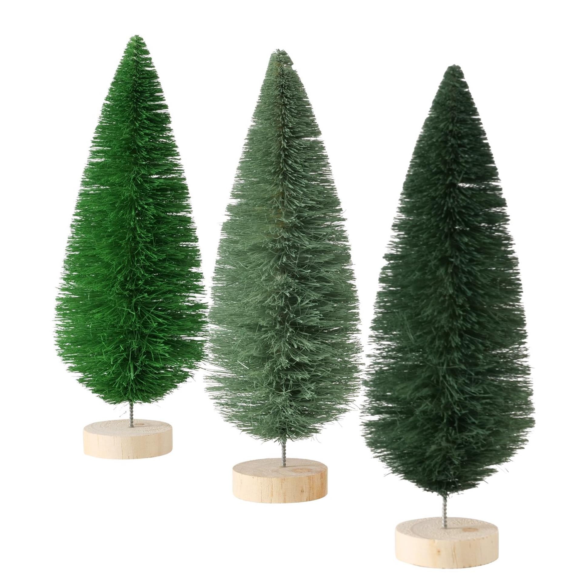 Boltze home decoratief boom bosco sisal dia9x23cm licht groen donker groen grijs groen
