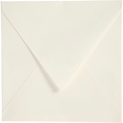 Enveloppen, afmeting envelop 16x16 cm, 120 gr, off-white, 50 stuk 1 doos
