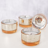 Boltze home theelichthouder glas set a 4 h3,4cm