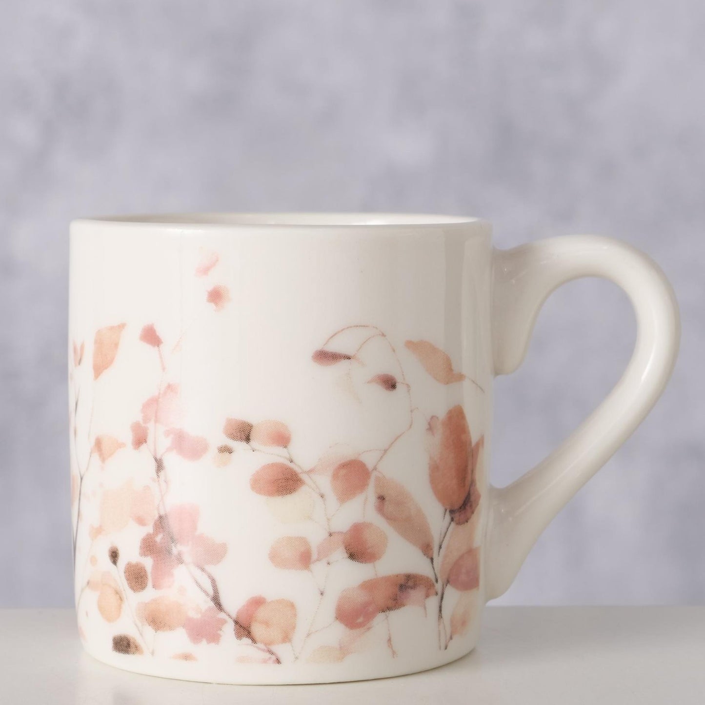 Boltze home beker espresso bladmotief h6cm