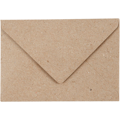 Creativ company cc gerecyclede enveloppen c7 naturel 50 stuks