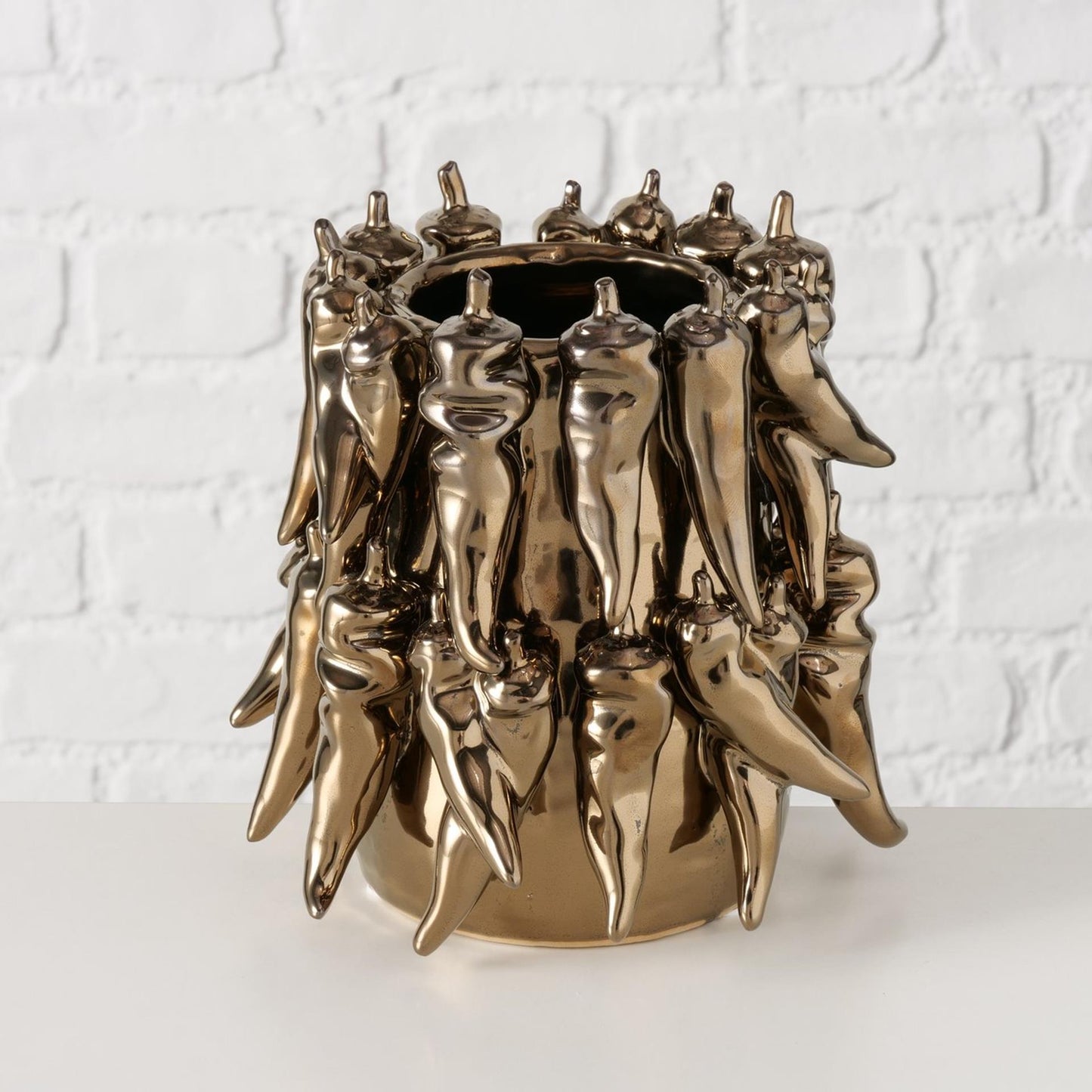 Boltze home vaas peperony dia19x19cm