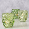 Boltze home windlicht bubbla glas groen
