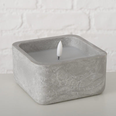 Boltze home led buiten kaars 12x12x8,5cm