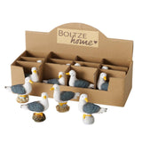 Boltze home beeldje meeuw polyresin 5,5x2,5x5,5cm - afbeelding 1