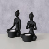 Boltze home theelichthouder yoga - afbeelding 2