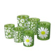 Boltze home windlicht daisie 2-delig dia7x8,5cm 9x10,3cm glas