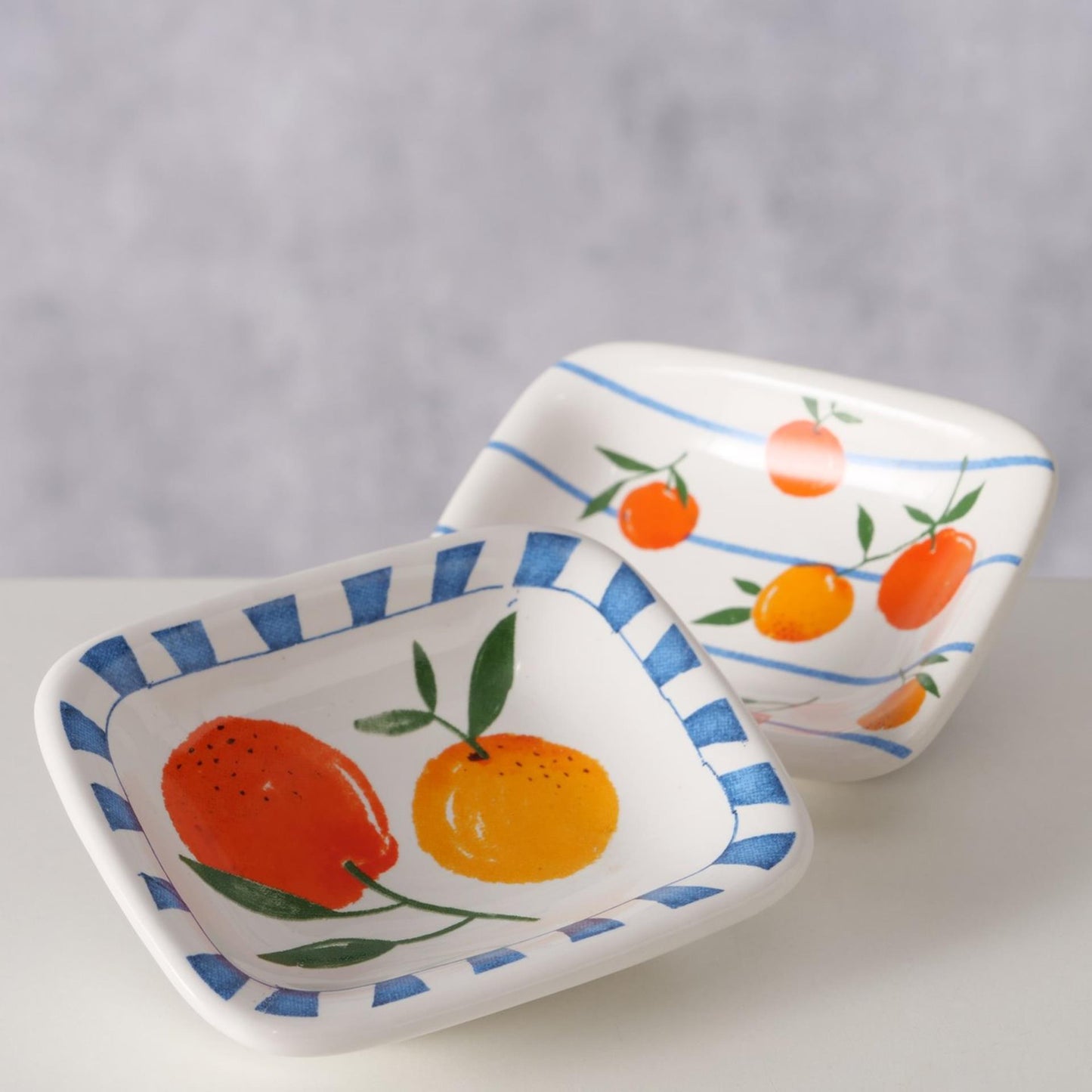 Boltze home schaal sinaassappel 8x6cm