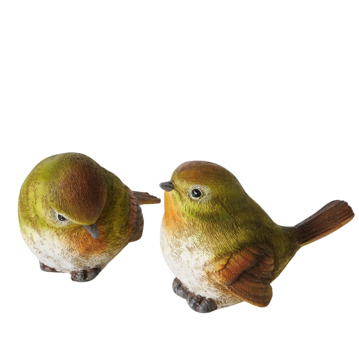 Boltze home beeldje vogel polyresin 5,8x10x7,3cm