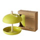 Boltze home vogelvoederhuisje giardino dia21x29cm 200ml bamboe, polyresin en jute groen