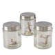 Boltze home voorraadpot bunny 625 ml dia10x12cm glas konijn