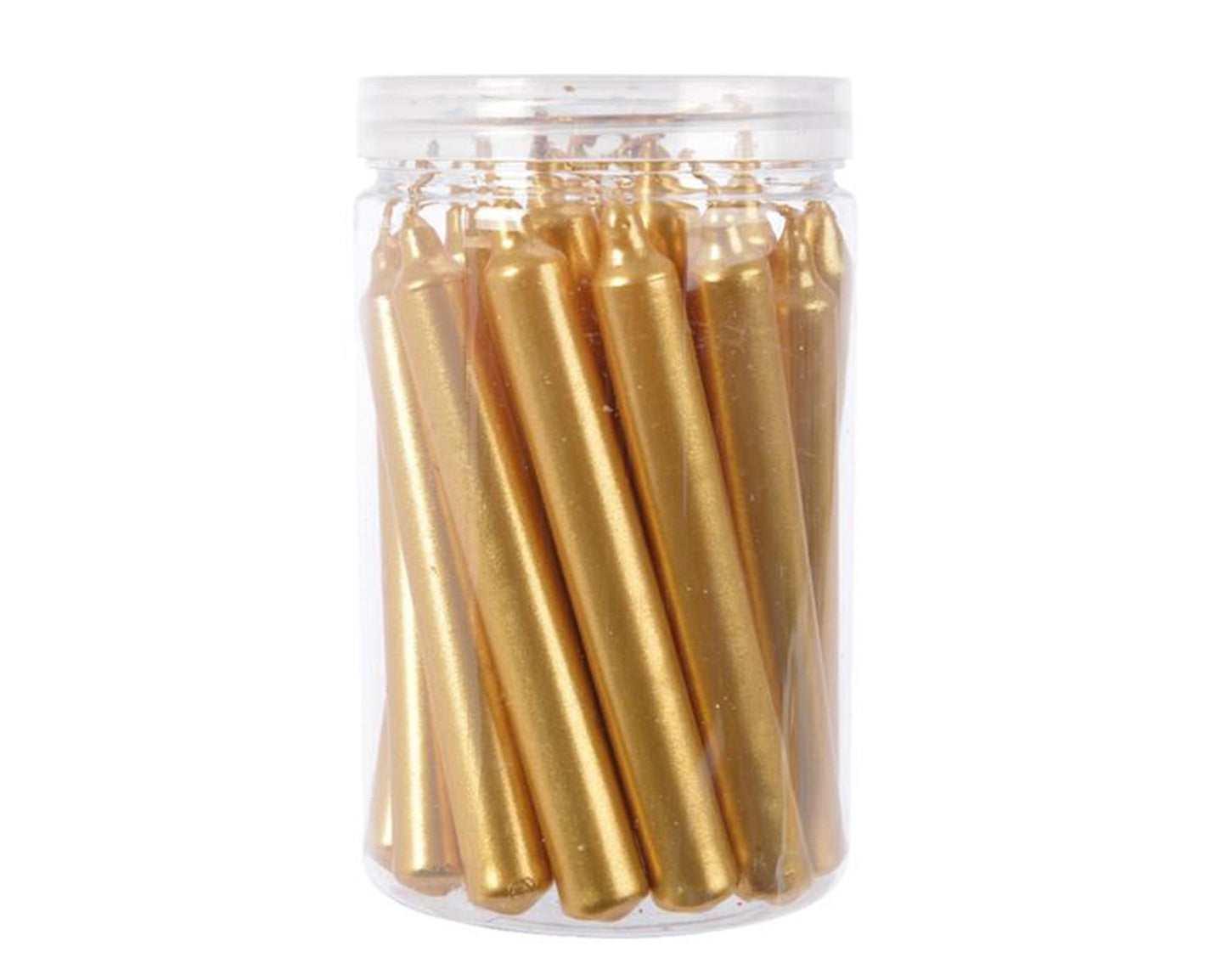 Decoris kerstboomkaarsjes goud 1,3x10.5 cm