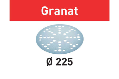 Festool accessoires schuurschijf granat | stf d225 48 | p60 | gr 25 - 205654