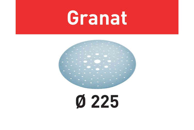 Festool accessoires schuurschijf granat | stf d225 128 | p80 | gr 25 - 205655