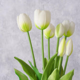Boltze home kunstbloemen tulp 40cm wit - afbeelding 2