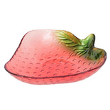 Boltze home schaal glas fruity aardbei 16x15,5xh3,5cm. 150ml - afbeelding 1