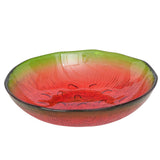 Boltze home schaal glas fruity h3,5cm, d 16cm meloen - afbeelding 1