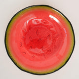 Boltze home schaal glas fruity h3,5cm, d 16cm meloen - afbeelding 2