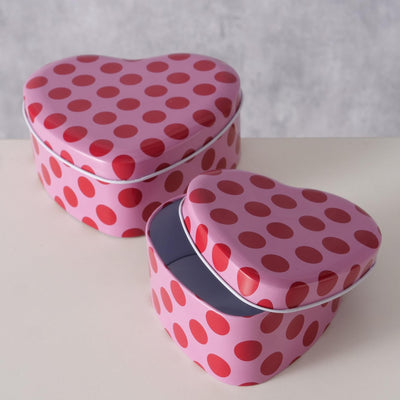 Boltze home blik hartmodel 2-delig