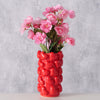 Boltze home vaas met harten h20cm