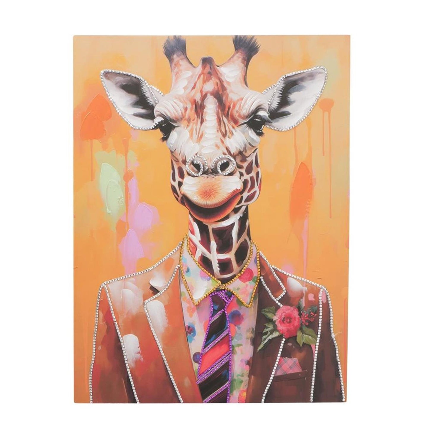 Boltze home schilderij ferdy giraf 80x60x3cm