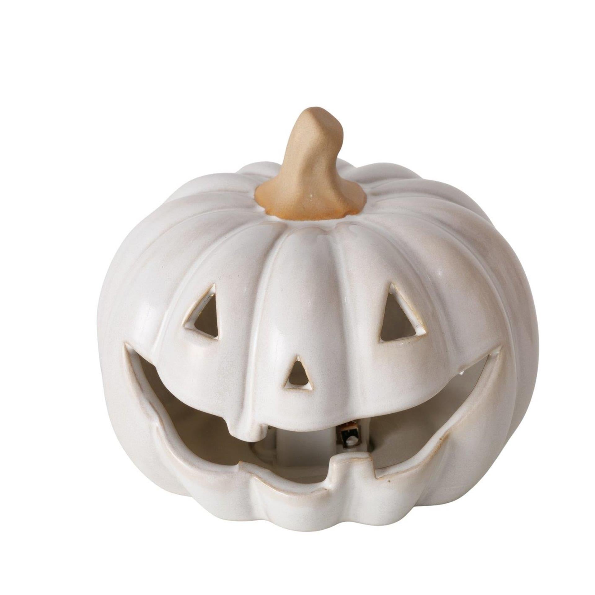 Boltze home decoratieve standaard led monty pompoen ø10,5xh9cm