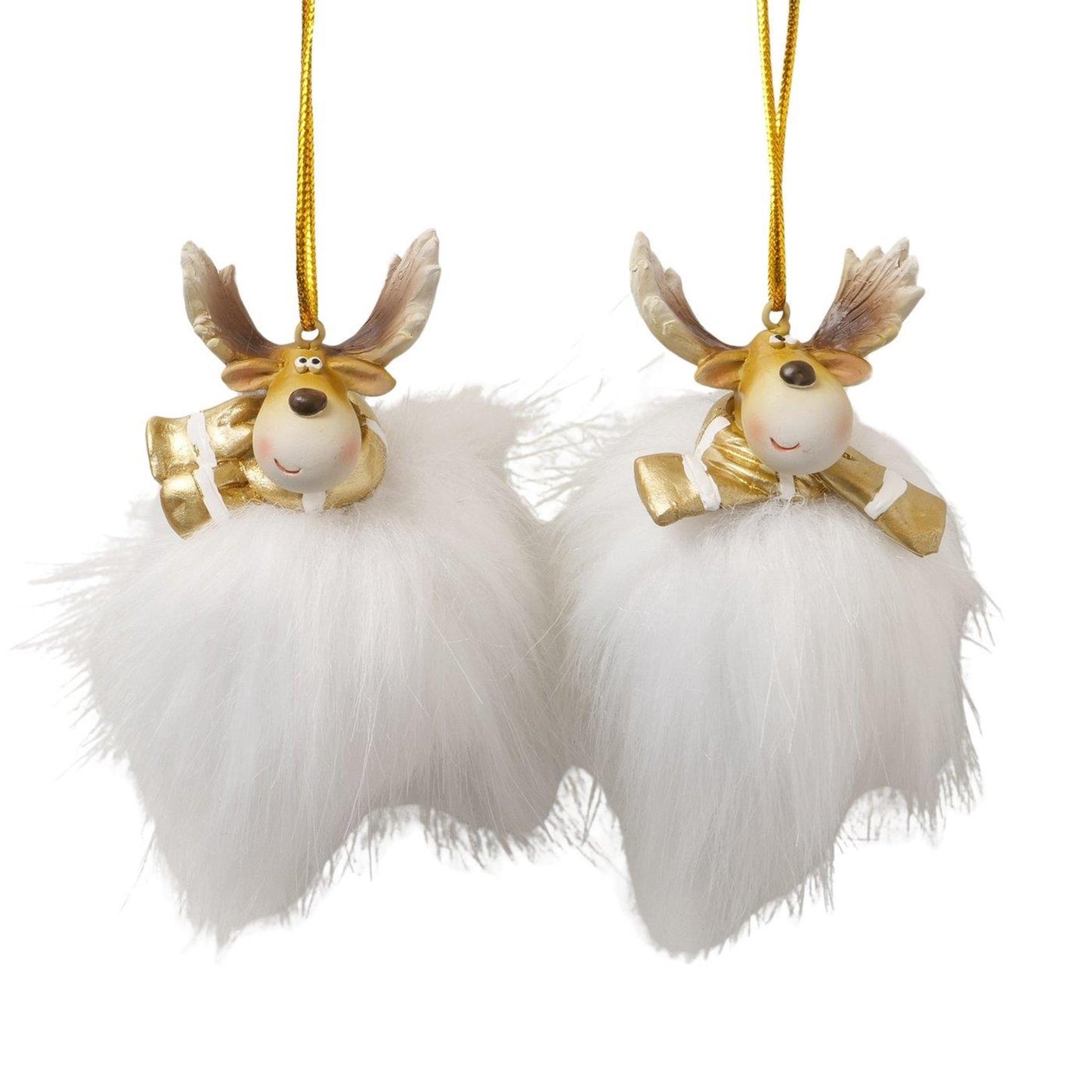 Boltze home kersthanger hert 5,5x5x7cm