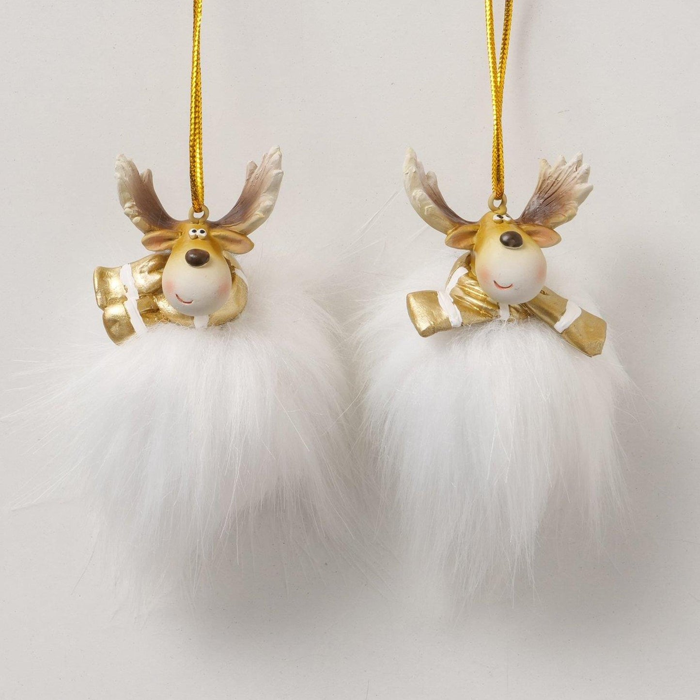 Boltze home kersthanger hert 5,5x5x7cm