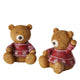 Boltze home figuur beer bailey ø10xh11cm 2 assorti
