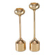 Boltze home kandelaarset donus goud 2-delig ø3,2-8,2xh32,5-36,5cm