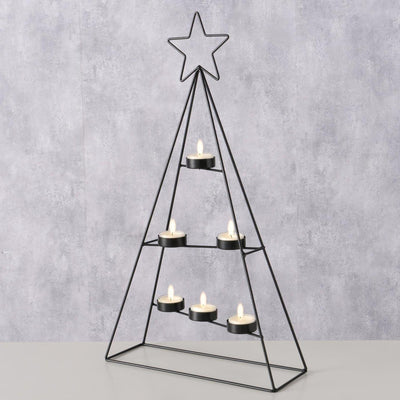 Boltze home theelichthouder kerstboom