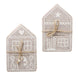 Boltze home bestekzakje ginger beige set a 4 stuks 10,5x16,5cm 2 assorti