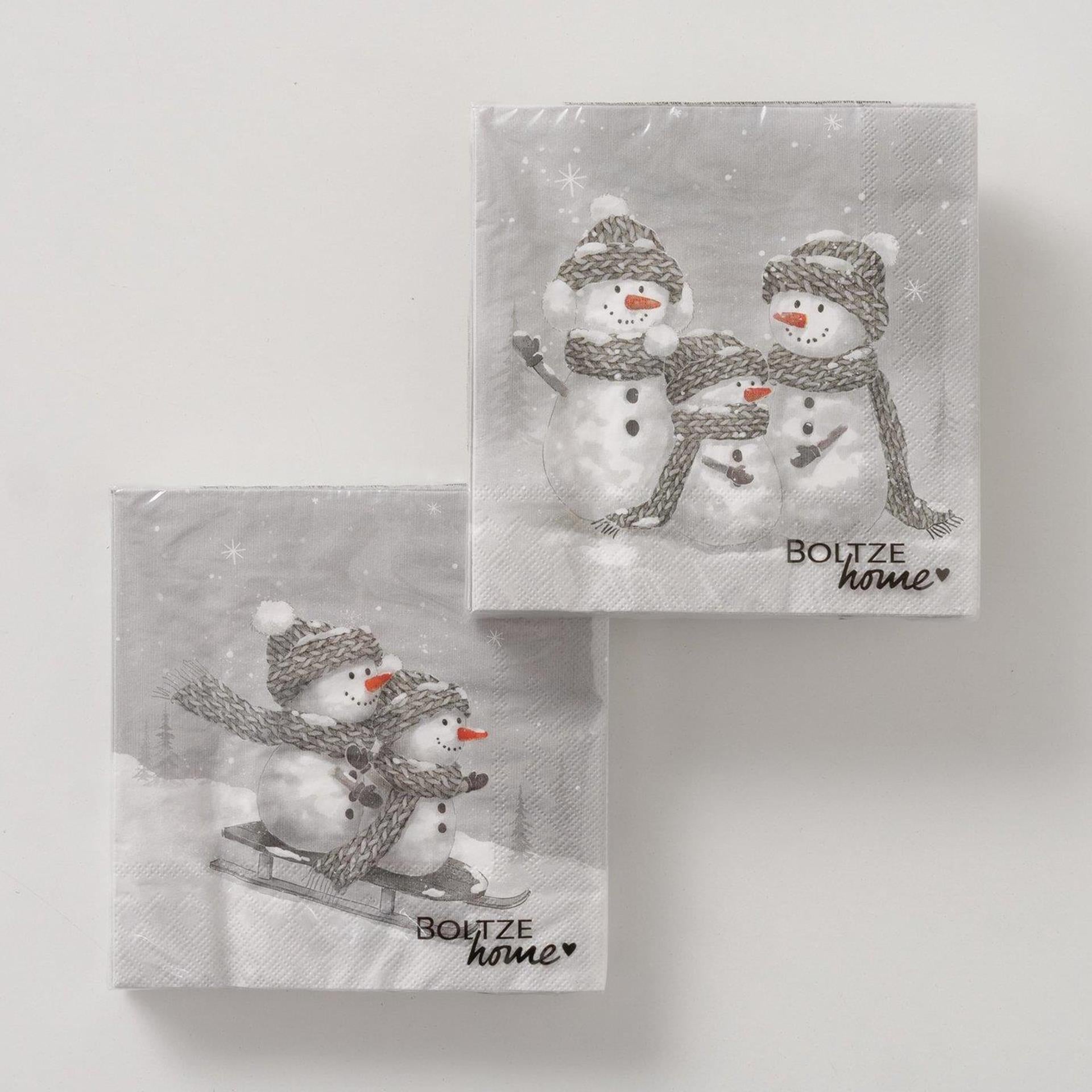 Boltze home servetten frosty pak a 20 16,5x16,5x3cm
