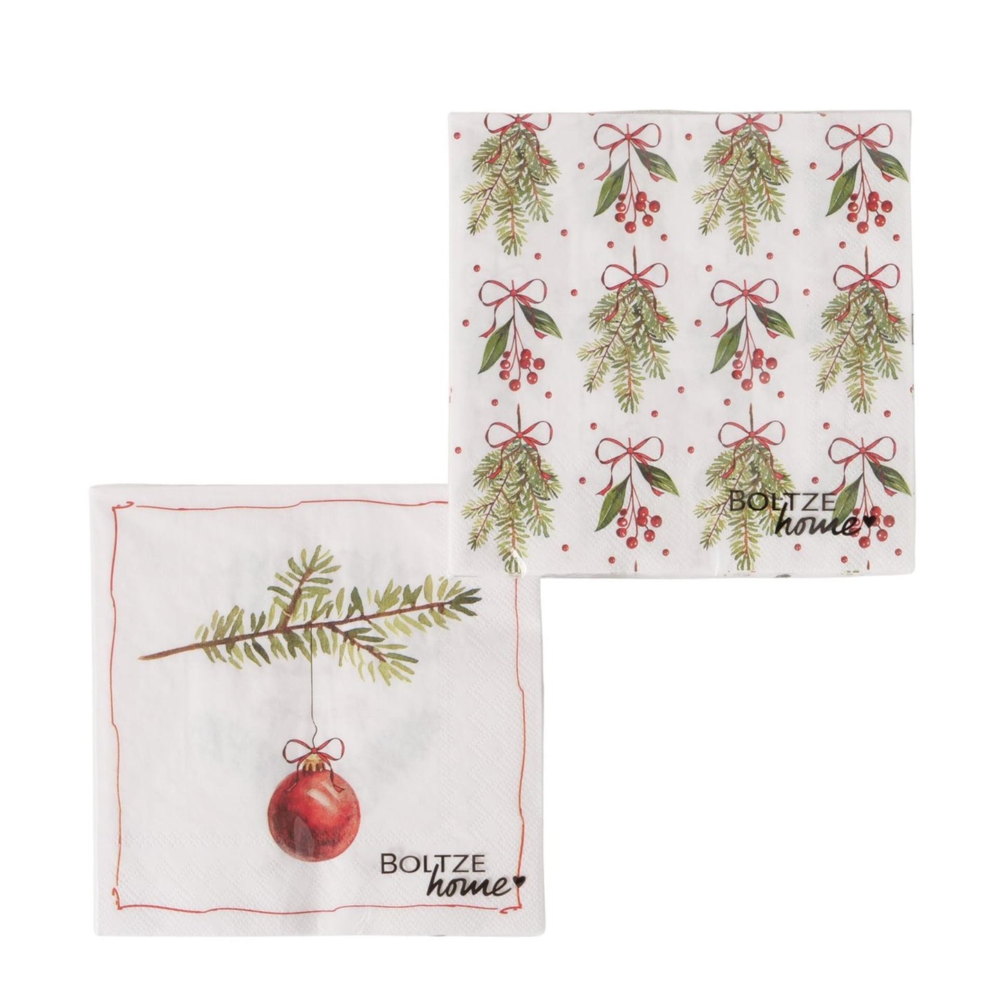 Boltze home servetten noelle pak a 20