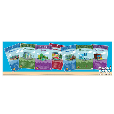 White goblin games - machi koro: metropool - familiespel - 2 tot 5 spelers - 40 minuten - vanaf 7 jaar