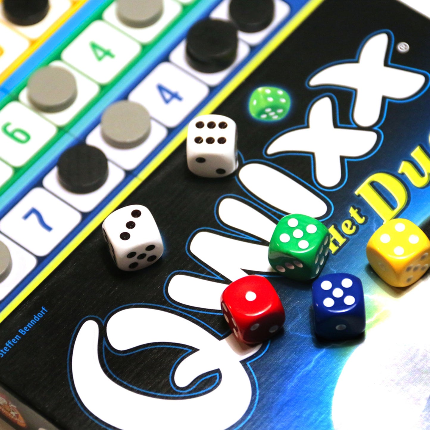 White goblin games qwixx het duel dobbelspel (nederlands, 2 spelers, 15 minuten, vanaf 8 jaar)