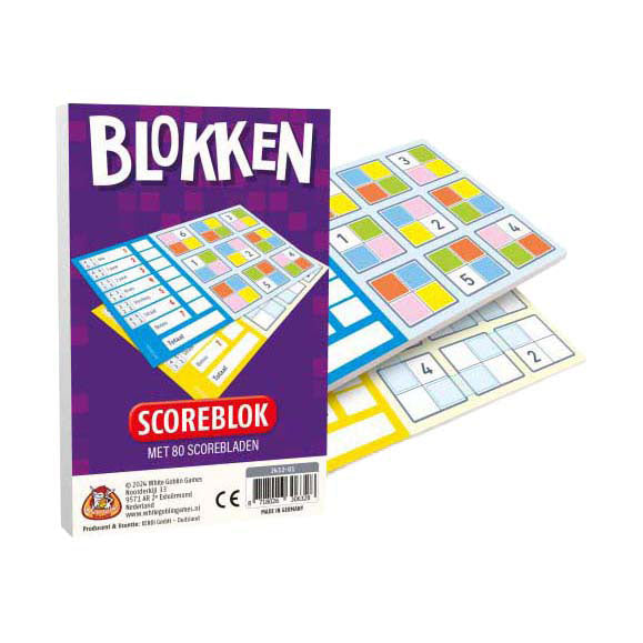 White goblin games blokken scoreblok met 80 scorebladen