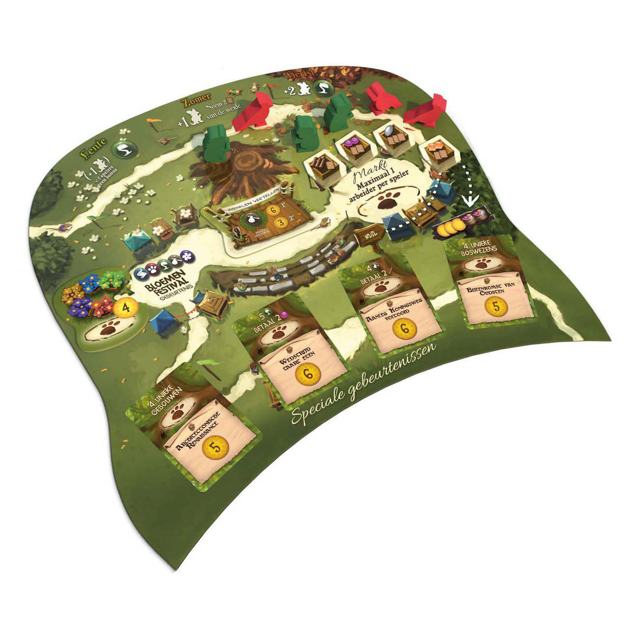White goblin games everdell: bellfaire bordspel (nederlands, uitbreiding, 1 - 6 spelers, 40 minuten, vanaf 10 jaar)