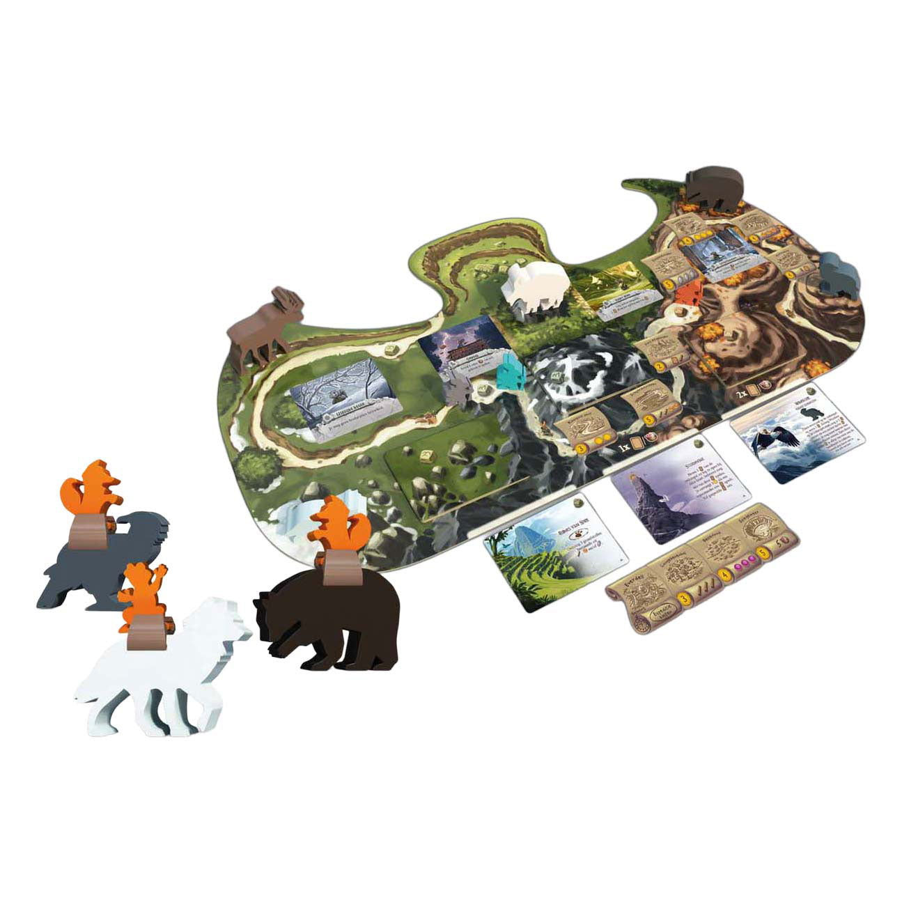 White goblin games everdell: spirecrest bordspel (nederlands, uitbreiding, 1 - 4 spelers, 60 minuten, vanaf 10 jaar)