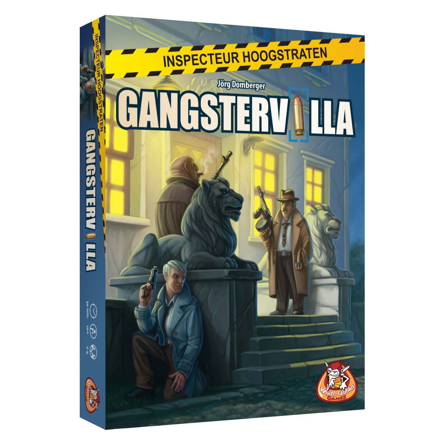 White goblin games inspecteur hoogstraten: gangstervilla - kaartspel