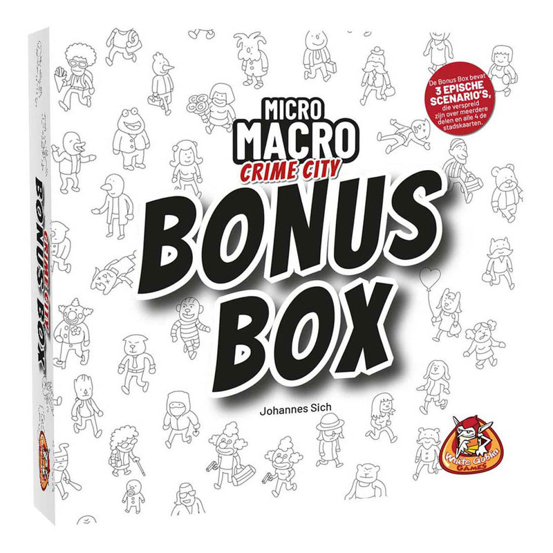 White goblin games micromacro - crime city bonusbox - bordspel